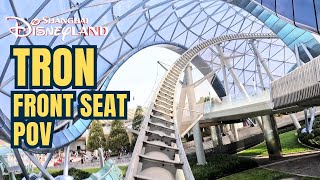 TRON COASTER FRONT SEAT POV AT SHANGHAI DISNEYLAND