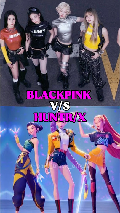 BLACKPINK v/s HUNTR/X #blackpink #huntrix #usashorts #kpop