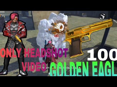NEW FREE FIRE GOLDEN EAGLE=HANDGUN ONLY HEADSHOT VIDEO ...