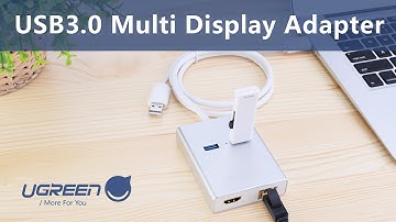 Ugreen USB 3.0 Multi-Display Video Card with Ethernet