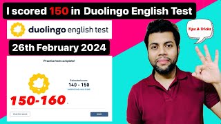 Duolingo English Practice Test | How to score 150 in Duolingo English Test | 26th February 2024