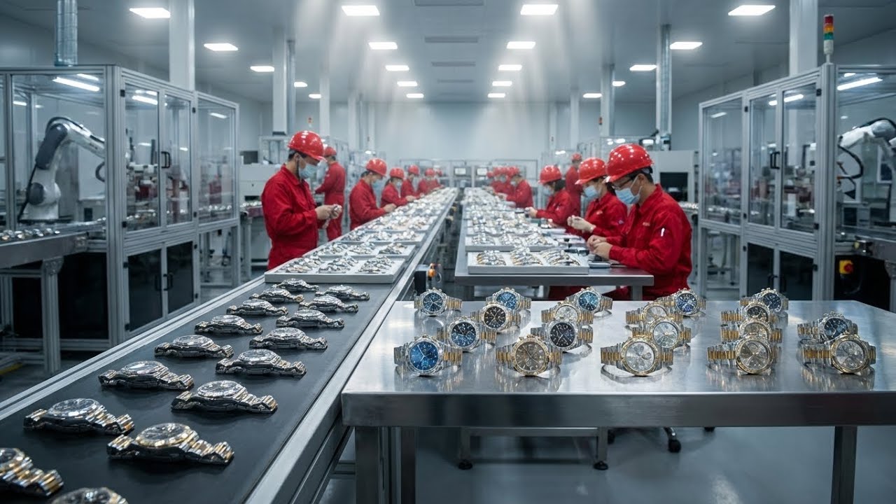 From Raw Steel Block to Luxury Watch – Full Manufacturing Process Inside the Factory