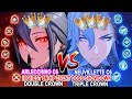 Arlecchino C6 Double Crown vs Neuvillette C6 Triple Crown : Highest 8M HP Event Boss Showdown