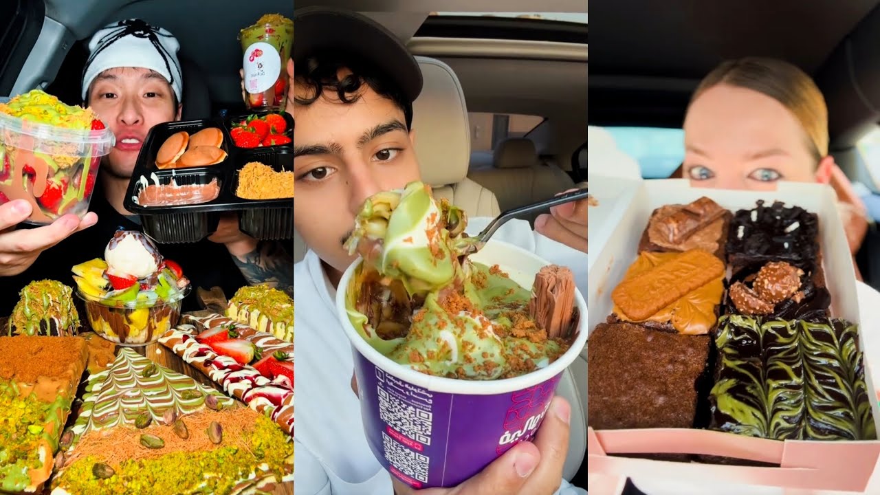 🤯 BEST Dubai Chocolate Asmr Mukbang Compilation Part 4