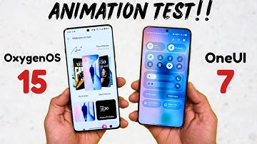 OxygenOS 15 vs One UI 7: The Ultimate Animation Battle!🔥