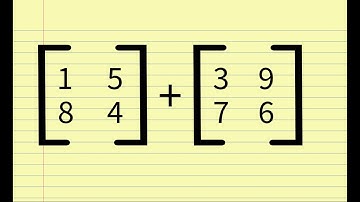 Matrix Addition - Easy Method!
