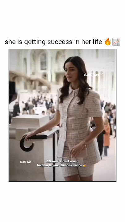 Chanel's first indian brand ambassador..🔥#ananya#model#bollywood#success#chanel#brand#ambassador