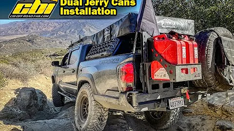 How To Install CBI Offroad Dual Jerry Can Carrier ...