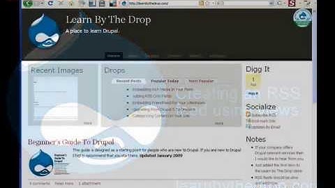 Adding An RSS Feed To A Drupal View  YouTube 360p]