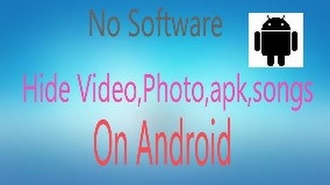 Hide Folder on Android || No Software || CB TECHNIC WORLD