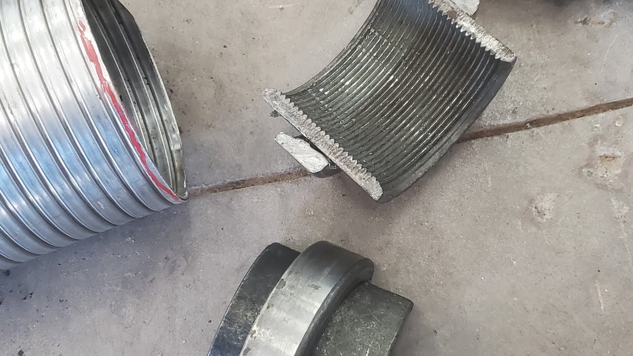 How to Expand 5 inch Exhaust Pipe the Easy hard way YouTube