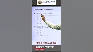 CSAT Prelims 2023 | Answer Key | Set A | Q.No. 24