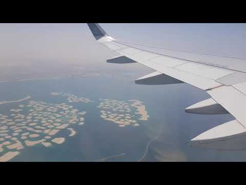 Amazing ###Dubai##The World Island #&###Palm Jumeirah from sky..