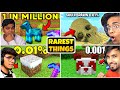 Rarest things find by indian youtubers in minecraft  technogamerzofficial