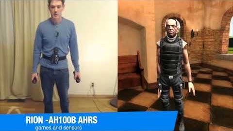 RION -AH100B AHRS - 3D Games Design & stimulation