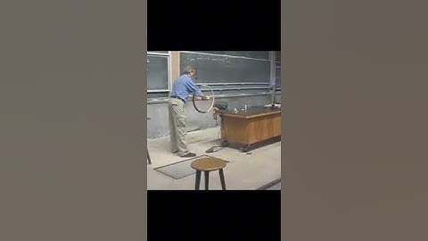 Walter Lewin explains torque pt 1