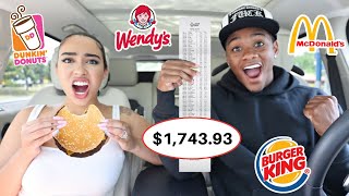 LETTING THE PERSON IN FRONT OF US DECIDE WHAT WE EAT FOR 24 HOURS!!!