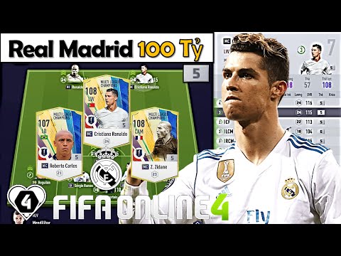 FIFA Online 4 | 100 Tỷ BP Cùng I Love Nâng Cấp Đội Hình " HOÀNG GIA " Real Madrid Khủng Khiếp Nhất