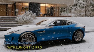 HOW TO ANIMATED SNOW WITH LUMION 11.5 PRO