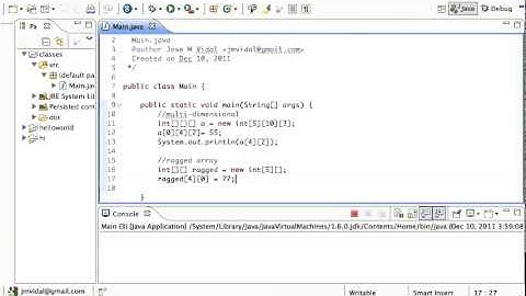 Java Multidimensional 2D Arrays Tutorial