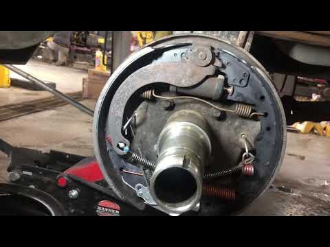 HOW TO: Get brake drum on new brake shoes / 3 tricks EASY WAY - YouTube