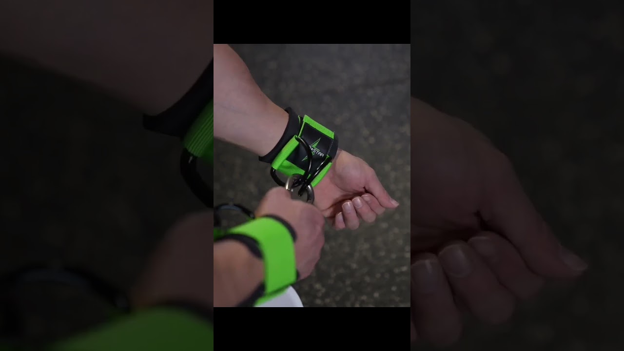 Ankle Straps Resistance Bands Set – Fitness Workout Exercise Equipment / 