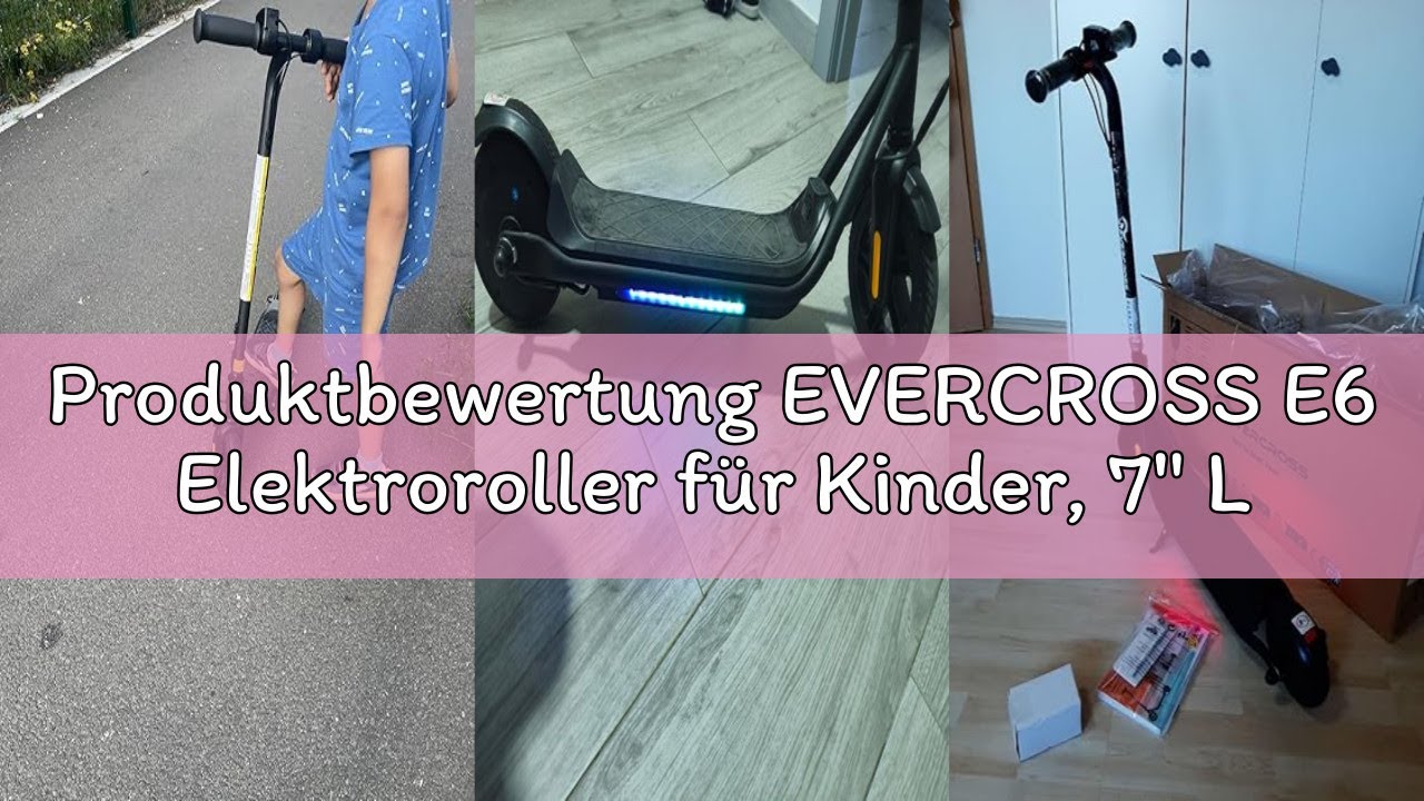 Produktbewertung EVERCROSS E6 Elektroroller für Kinder, 7