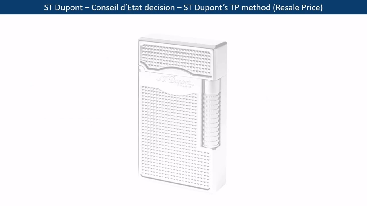 ST Dupont FR loss maker - ECLI:FR:CECHR:2023:464928.20230705