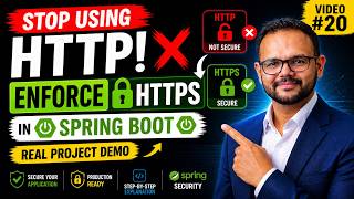 Stop Using HTTP! Enforce HTTPS with SSL Setup in Spring Boot 🔐 (Real Project Demo) | #20