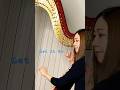 ハープでLet It Go / アナと雪の女王 - Frozen #shorts #disney #harp #ハープ