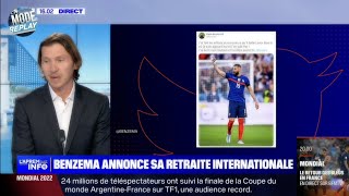 Équipe De France De Football: Karim Benzema Annonce Sa Retraite Internationale