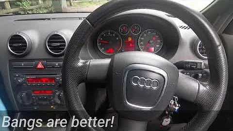 Audi Tfsi Pops Bangs,  added to heater switch