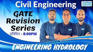 #9 Engineering Hydrology | GATE Revision Series | ESE | Ankit Gupta Sir