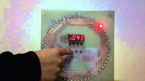 Reloj Eléctronico DS1307(segundero 60 leds)