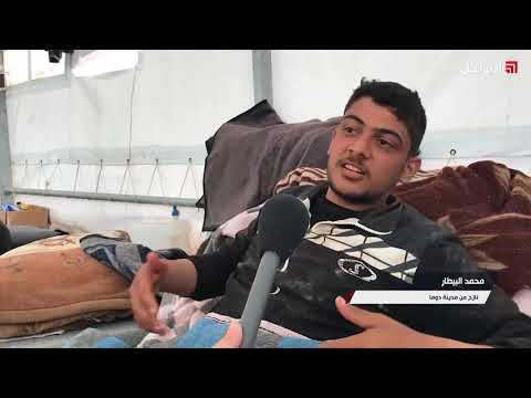 محمد من دوما إلى مخيم شبيران بحلب بعد أن قتلت رصاصة قناص النظام نصفه السفلي