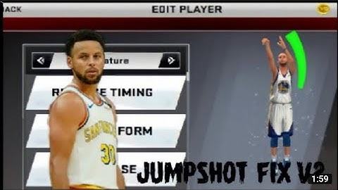 Stephen Curry Jumpshot Fix|NBA2k20 Moblie