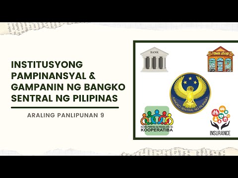 Institusyong Pampinansyal at Gampanin ng Bangko Sentral ng Pilipinas