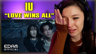 My poor heart !! | IU - Love wins all | MV | FIRST TIME REACTION