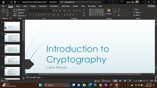 Cryptography - Class 1 (Cyber Attacks) [By Mr. Chishala] [14:00 Session at KMU] 2024/30/01