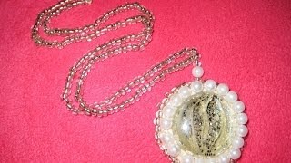 DIY Кулон из бисера и бусин. Мастер-класс DIY Кулон из бисера и бусин. Мастер-класс