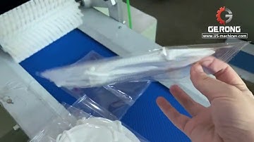 N95 mask KN95 mask face mask one piece automatic flow bag packaging machine