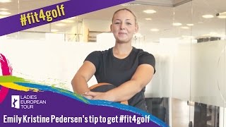 Famous Emily Kristine Pedersen's tip to #fit4golf part 2 Wealth