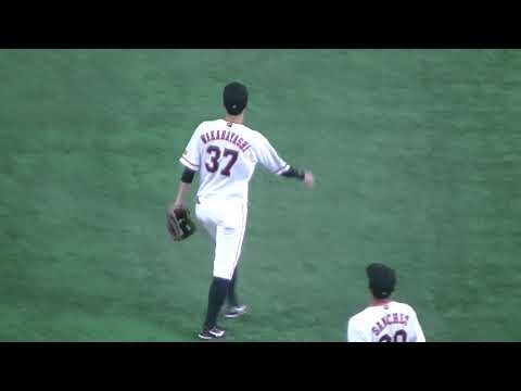 若林 晃弘のセカンド守備【読売ジャイアンツ 対 横浜DeNAベイスターズ2020年10月8日】