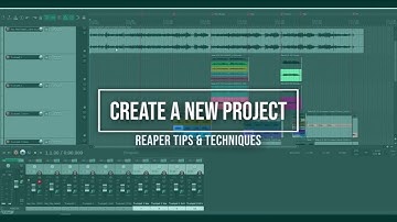 Create a New Project in Reaper