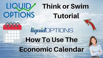 ThinkorSwim Tutorial | Economic Calendar How To Use