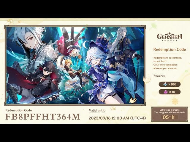 Genshin Impact - Códigos de recompensa (janeiro de 2022) - Critical Hits