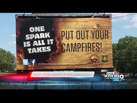 Fire awareness billboards