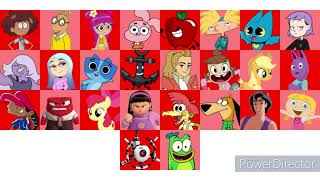 Which one of these cartoon characters starting with the letter A do you like/love?