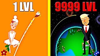 Golf Orbit! MAX LEVEL GOLF STRENGTH EVOLUTION! Orbit Golf Level 999? Pika Guyy screenshot 3