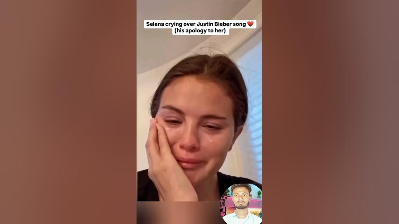 Selena crying over Justin Bieber song ðŸ˜ðŸ’” #selenagomez #justinbieber #shorts Selena crying over Justin Bieber song ðŸ˜ðŸ’” #selenagomez #justinbieber #shorts